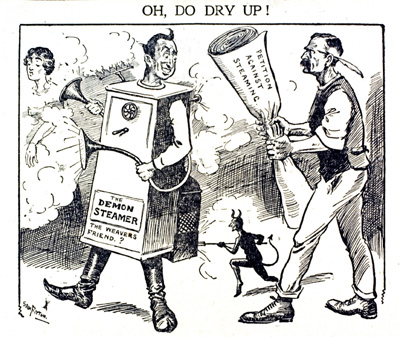 Oh, Do Dry Up! (Cotton Factory Times, 1 August 1913)