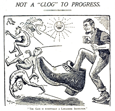 Not A 'Clog' To Progress (Cotton Factory Times, 6 October 1910)